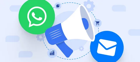 Email and WhatsApp marketing services featuring customer engagement, automated campaigns, lead nurturing, promotional messaging, and conversion optimization.